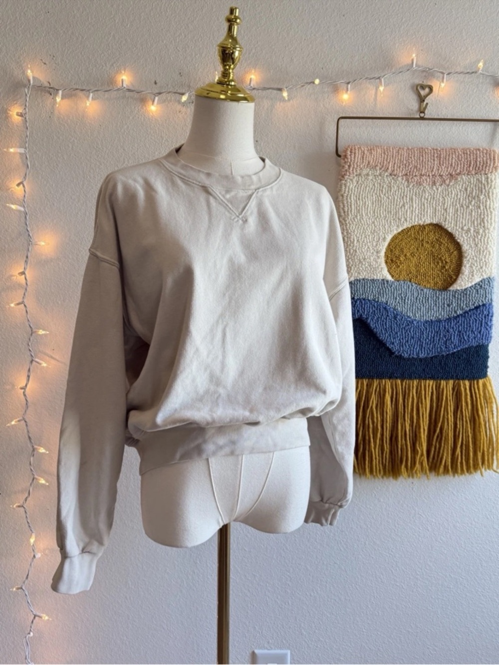 Buck Mason Sweatshirt Women’s Size XS Vintage Interloop Oversized Crew Relaxed